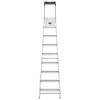 Stehleiter 'L60 StandardLine' 8 Stufen silbern 253 cm