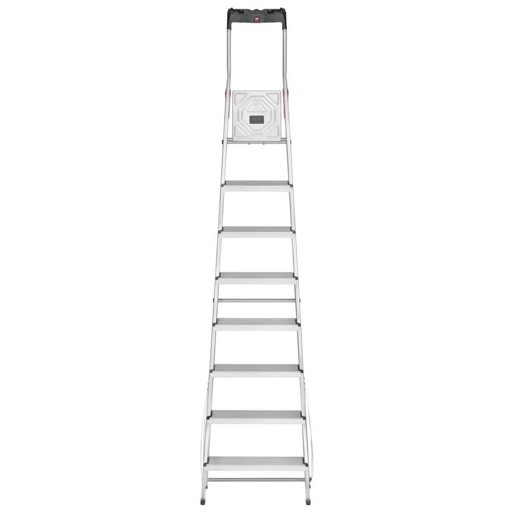 Stehleiter 'L60 StandardLine' 8 Stufen silbern 253 cm