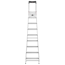 Stehleiter 'L60 StandardLine' 8 Stufen silber 253 cm