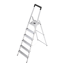 Stehleiter 'L20 Basic EasyClix' 6 Stufen, silbern