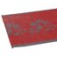 roter Tischläufer mit Rankenmuster