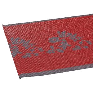 Tischläufer PVC Ranke rot 150 x 40 cm