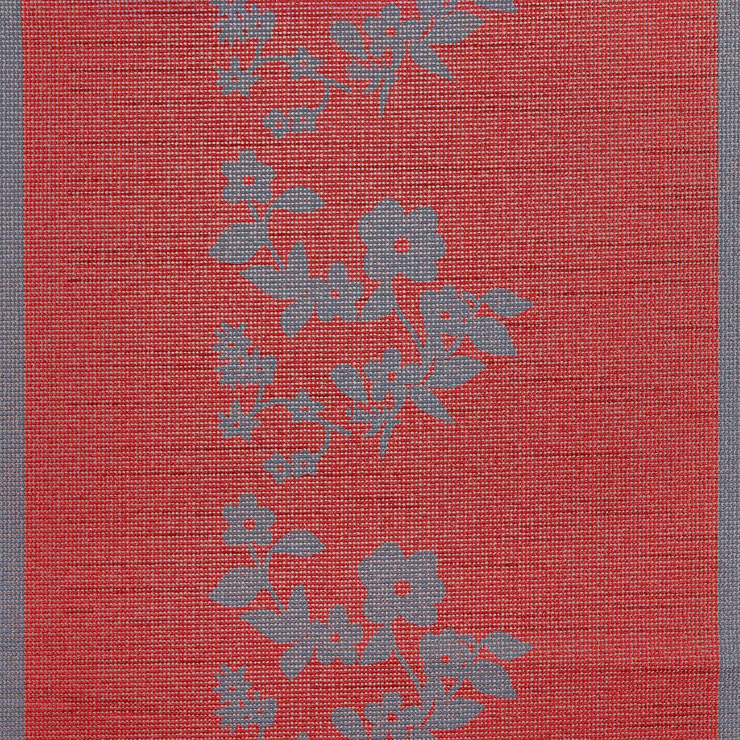 Tischläufer Ranke rot, 150 x 40 cm