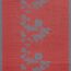 Tischläufer Ranke rot, 150 x 40 cm