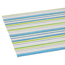 Verkleinertes Bild von Tischläufer PVC Streifen weiß/blau/grün 150 x 40 cm