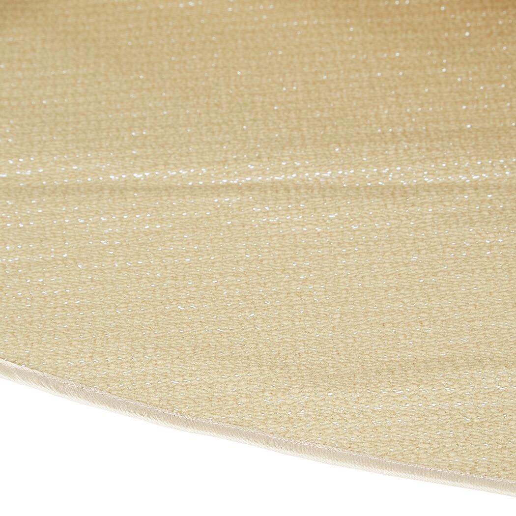Beige Gartentischdecke aus PVC