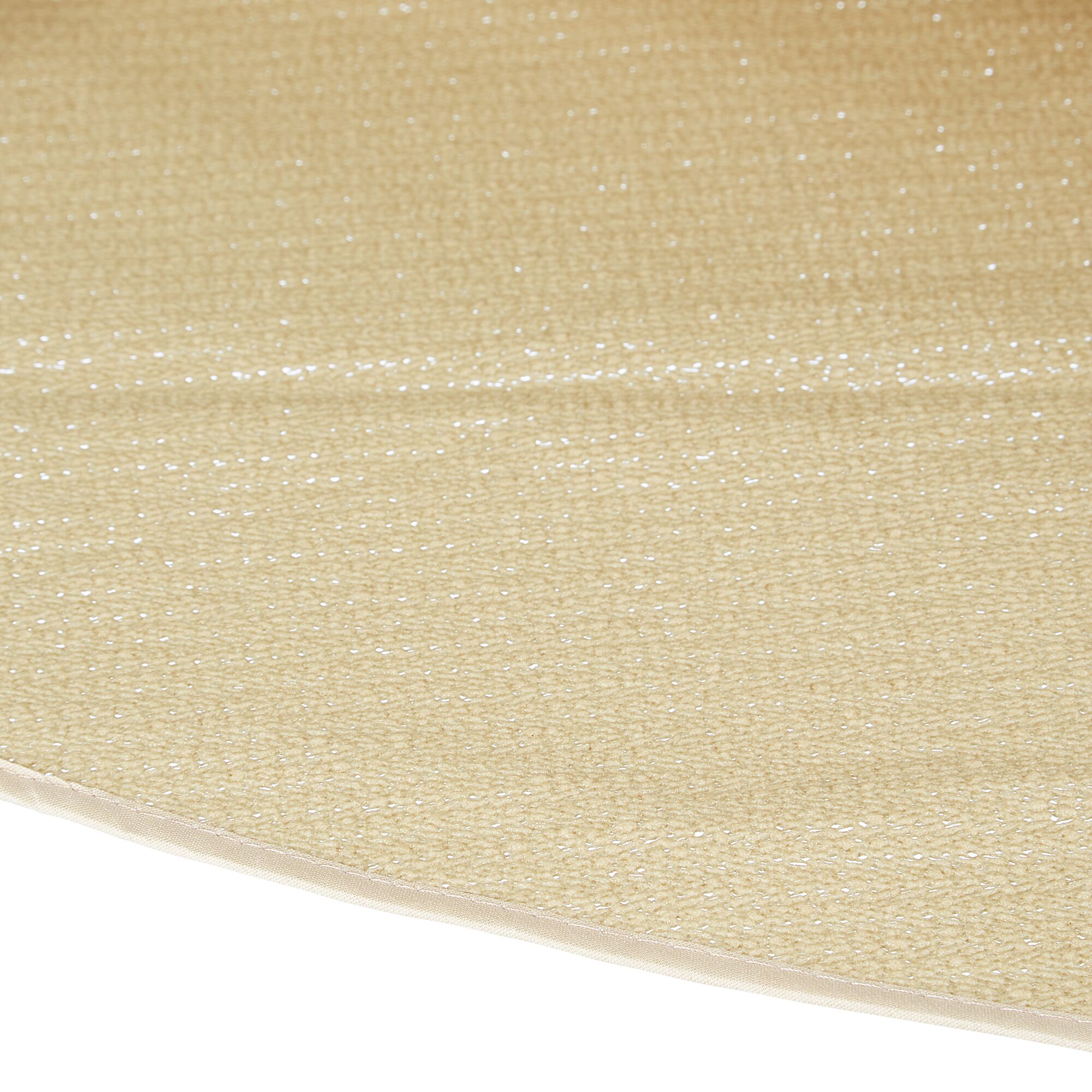 Beige Gartentischdecke aus PVC