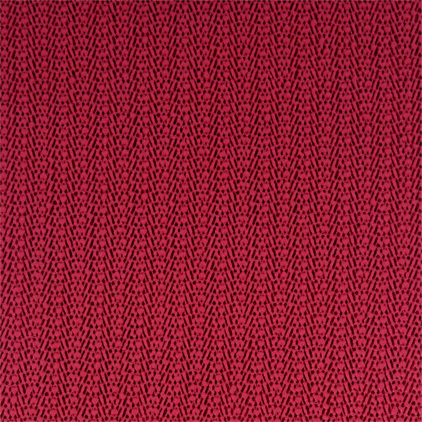 Rote Gartentischdecke mit Rautenmuster