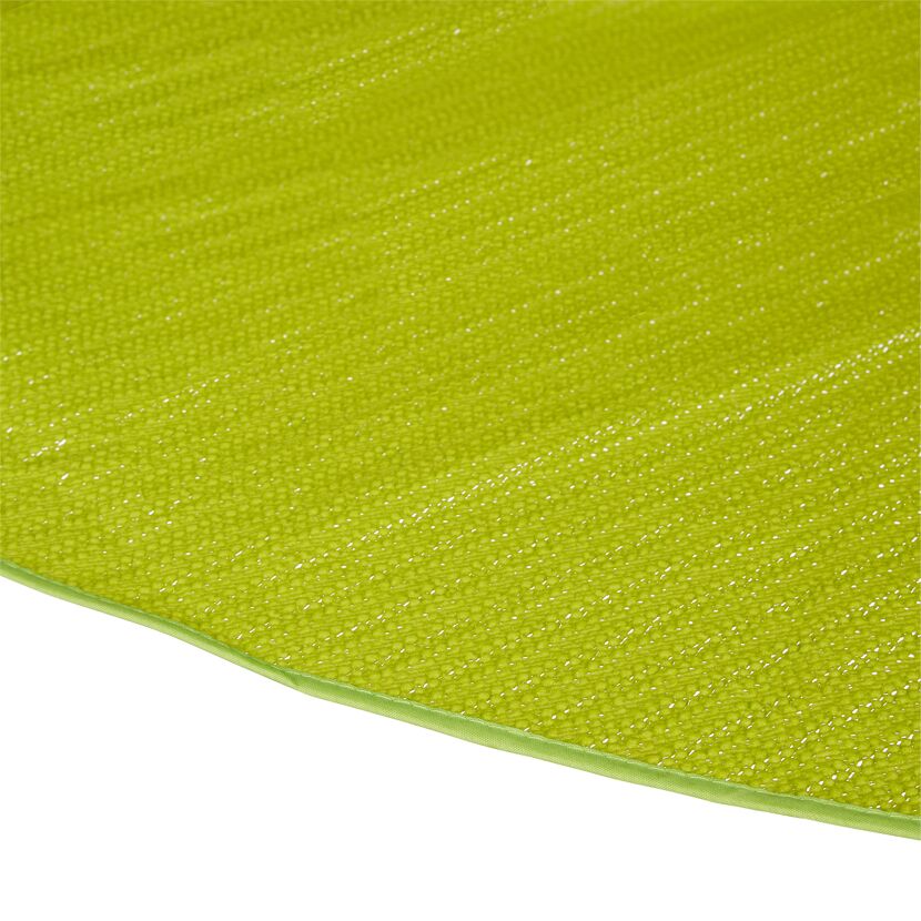 Grüne Gartentischdecke aus Kunststoff