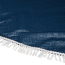 Verkleinertes Bild von Gartentischdecke "Fransen" PVC dunkelblau Ø 160 cm