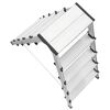 Trittleiter 'D60 StandardLine' 2 x 3 Stufen, silbern 60 cm