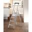 Stehleiter 'L40 Selekta BasicLine' 4 Stufen, silbern 85 cm