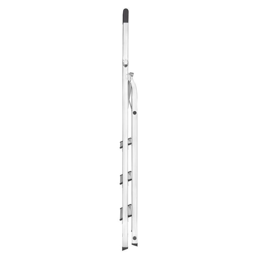 Stehleiter 'L40 Selekta BasicLine' 4 Stufen, silbern 85 cm