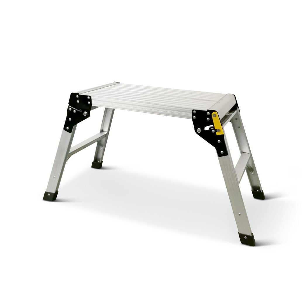 Klappbare Arbeitsplattform aus Aluminium