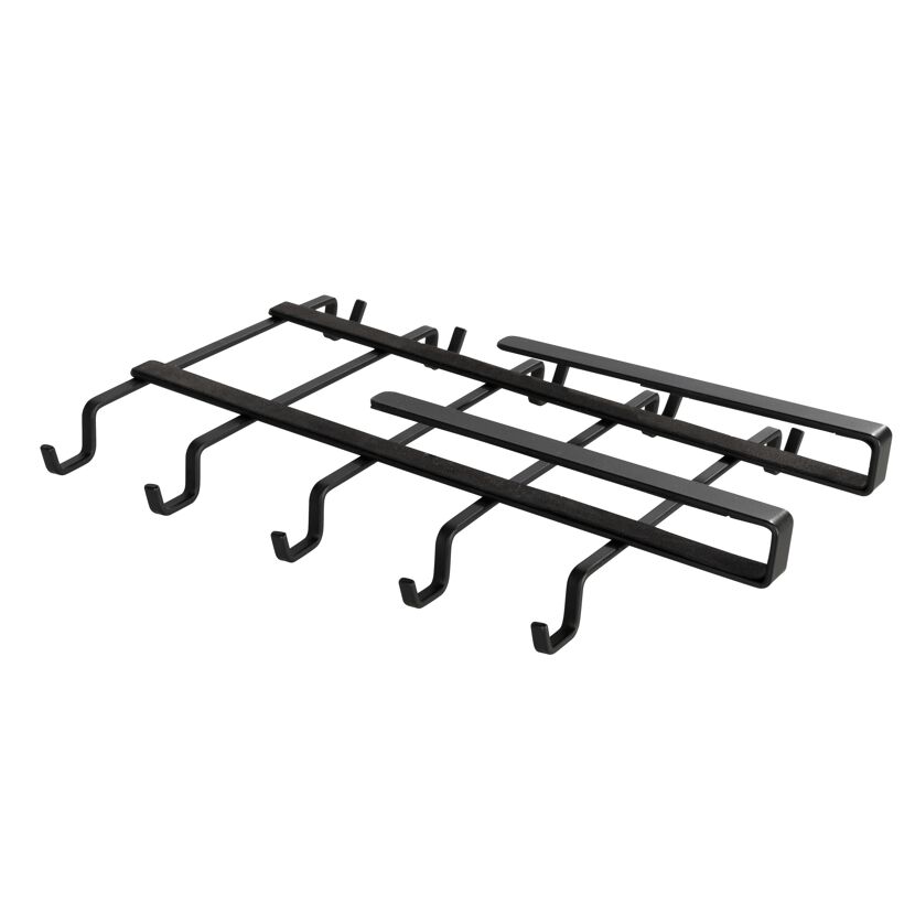 Schwarzer Schrankeinhänger, 2er-Tassenhalter