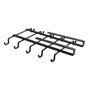 Tassenhalter-Schrankeinsatz 'Klea' Metall 22 x 5 x 28 cm schwarz