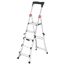 Hailo Alu-Stehleiter TL100Teleskop, 5-stufig