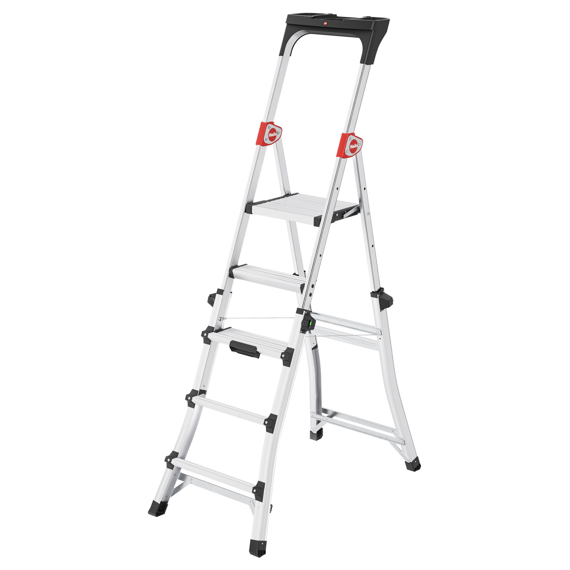Hailo Alu-Stehleiter TL100Teleskop, 5-stufig