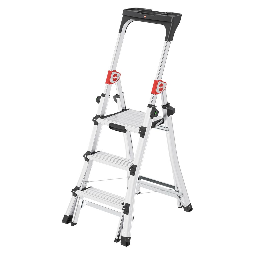 Hailo Alu-Stehleiter TL100 Teleskop, 5-stufig