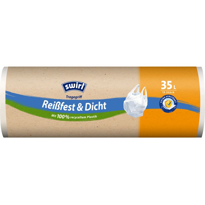 Swirl Müllbeutel 35l, 15 Stück, reißfest und dicht