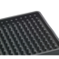 Abtropfmatte 'Slim' schwarz 42 x 8 cm