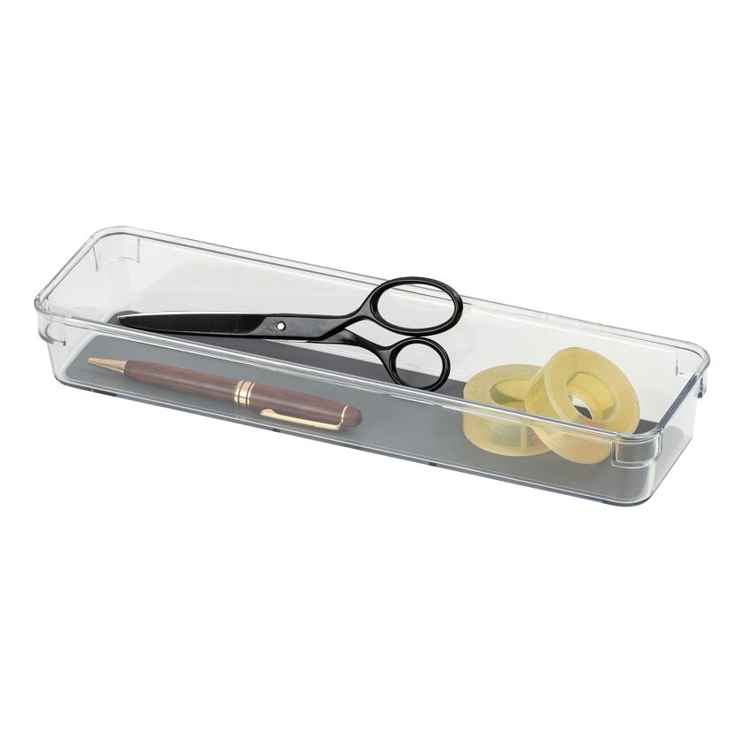 Schubladeneinsatz mit Stift, Schere und Klebeband