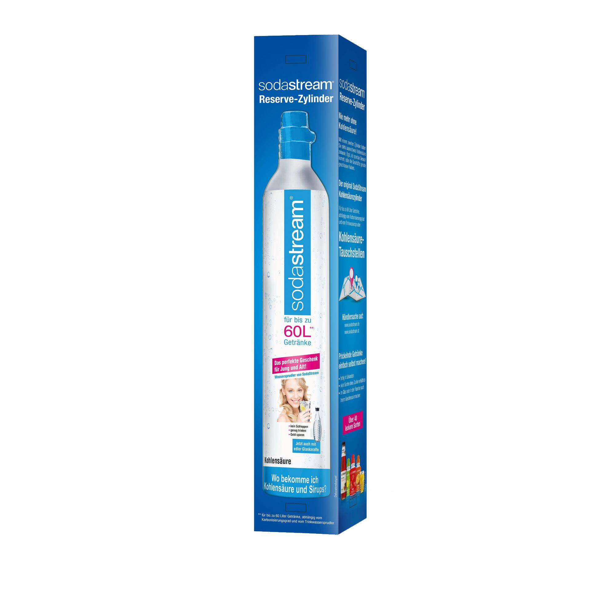 SodaStream Reserve-Zylinder für bis zu 60l Getränke
