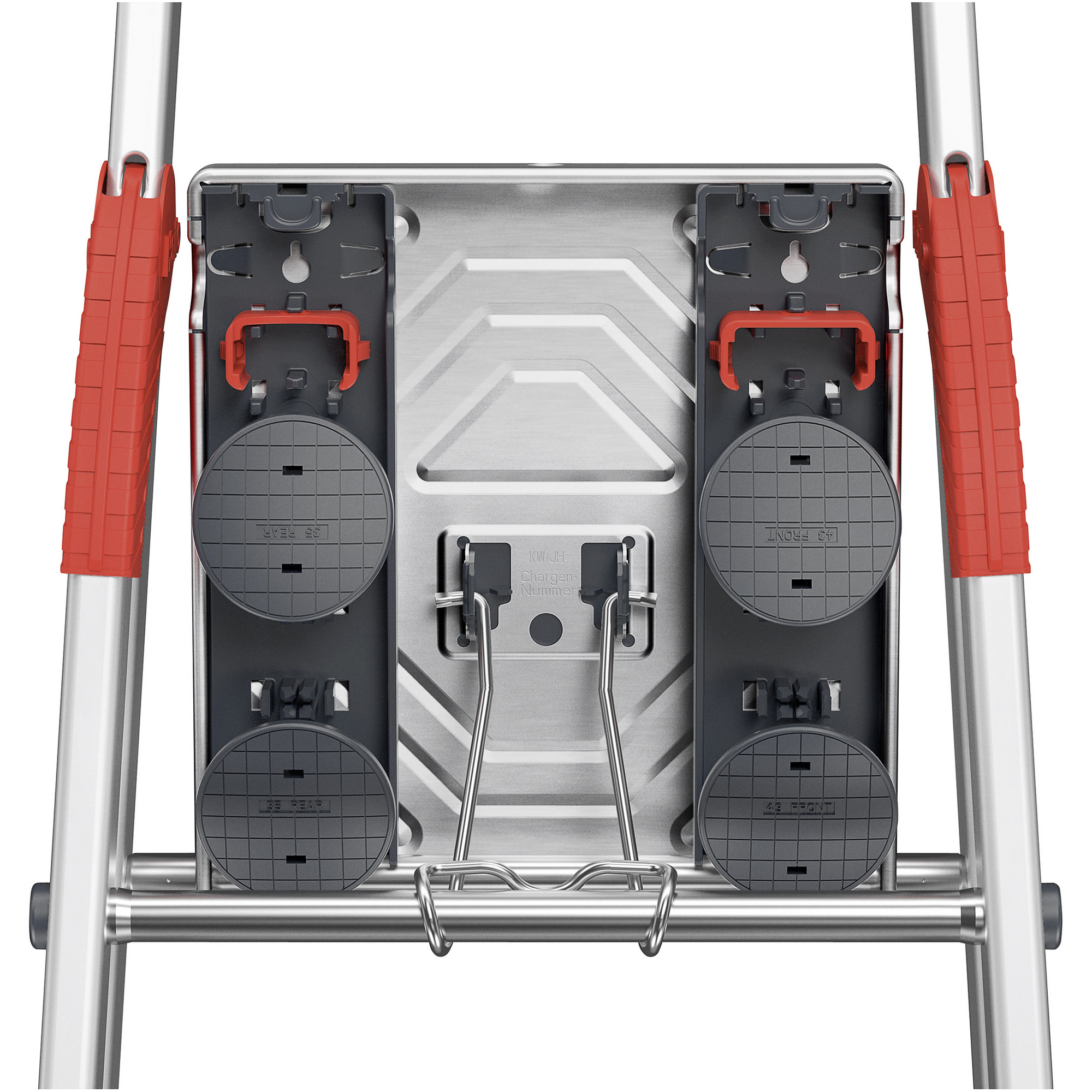 Sicherheits-Stehleiter 'L75+ ComfortLine' Aluminium 6 Stufen + product picture