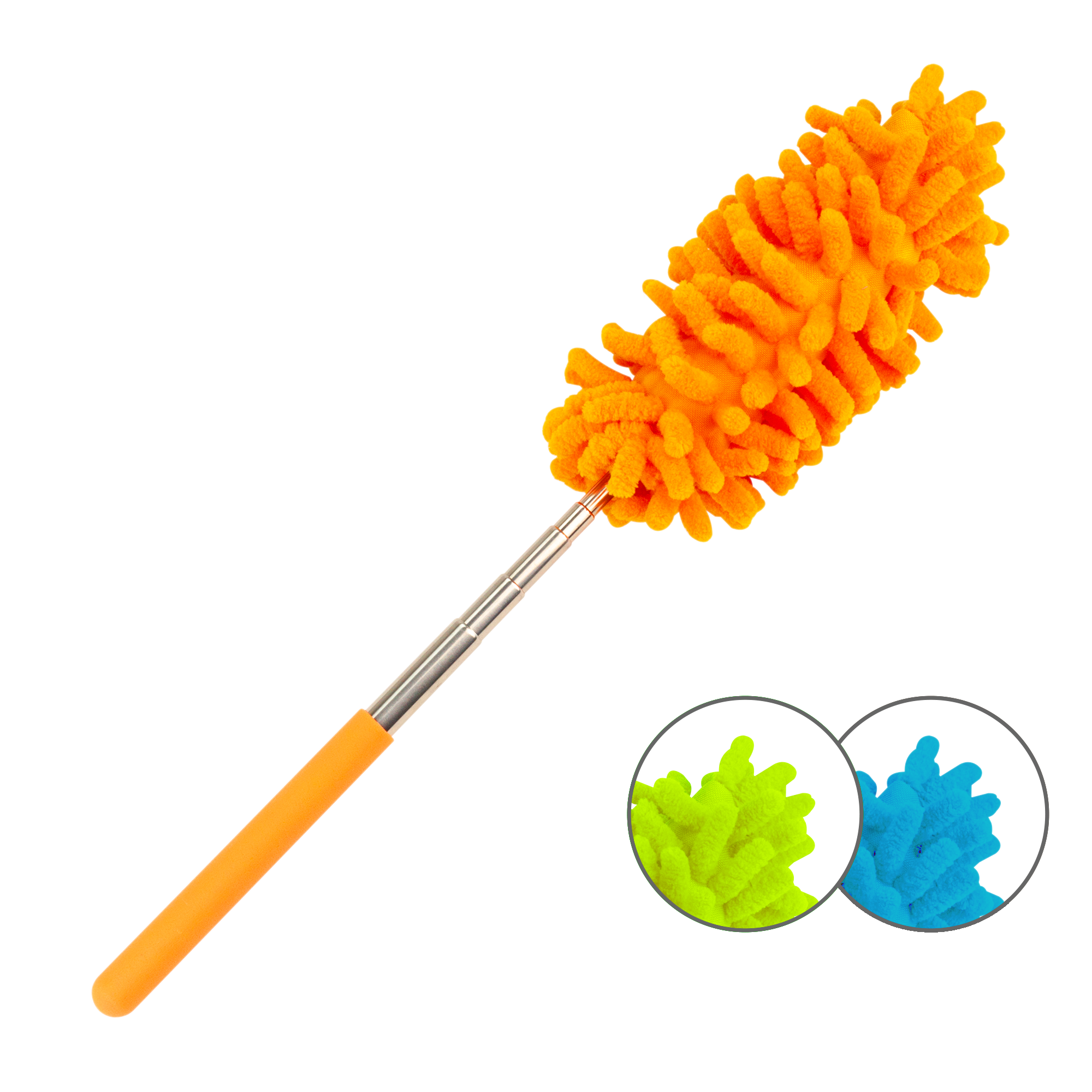 Staubwedel 'Chenille' mit Teleskopstiel