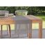 Gartentischdecke 'Melange' grau 40 x 150 cm