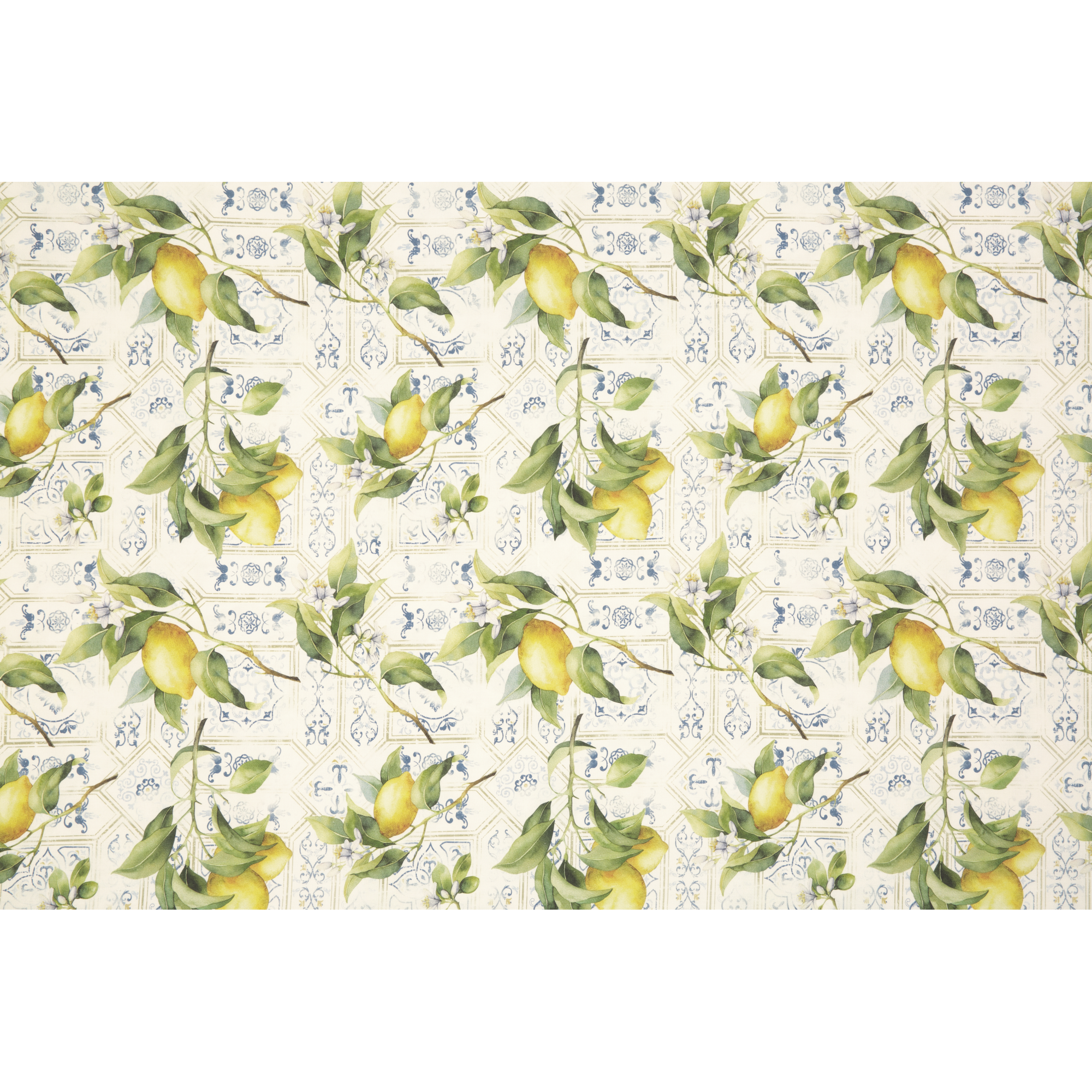 Mitteldecke 'Victoria Zitrone' gelb 90 x 90 cm