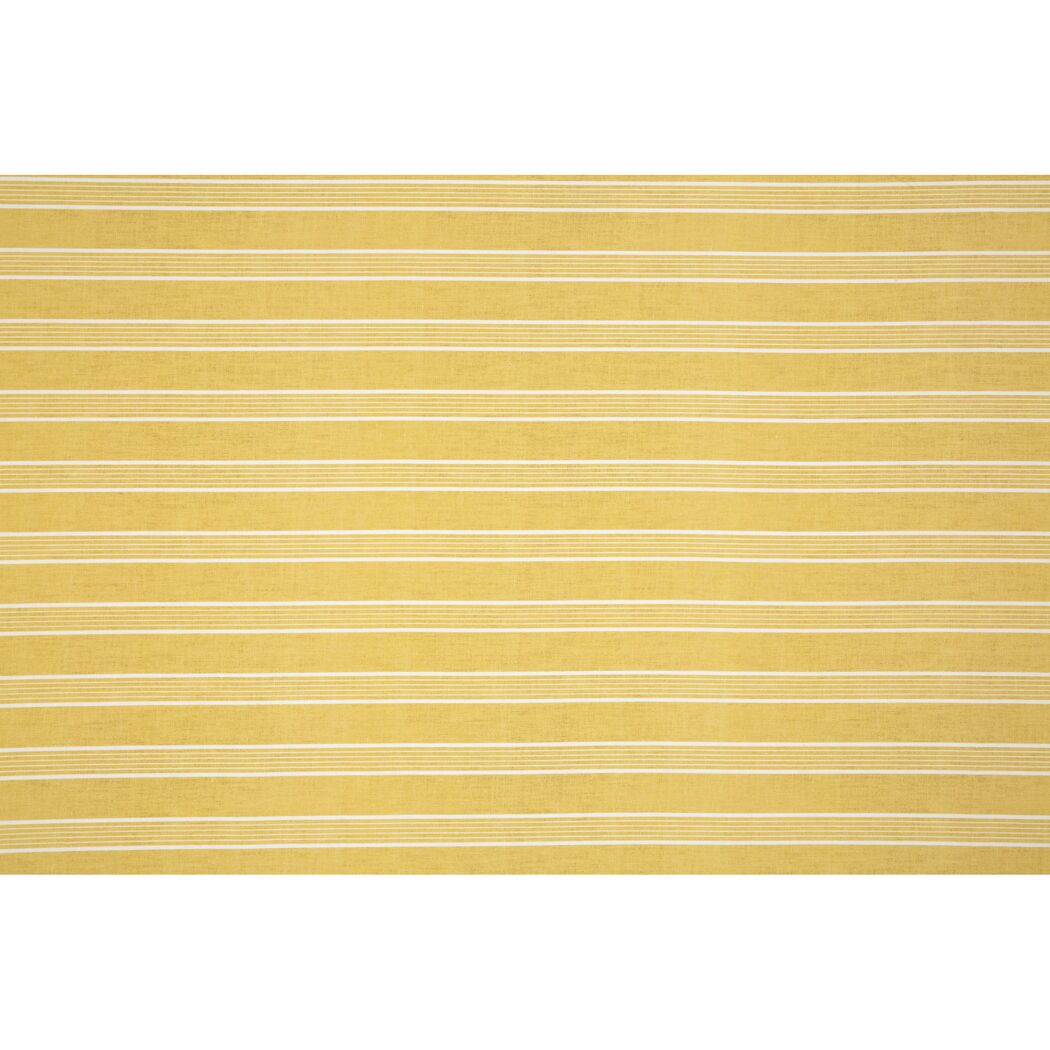 Mitteldecke 'Bilbao Streifen' curry 90 x 90 cm