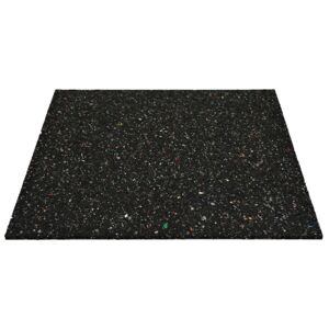 Gummimatte schwarz 60 x 60 x 1 cm