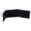 Offene schwarze Mini-Brieftasche mit Ring