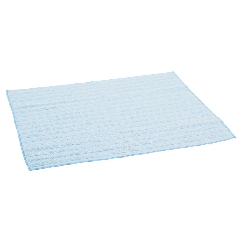 Hellblaues Vileda Microfaser Bodentuch 2in1