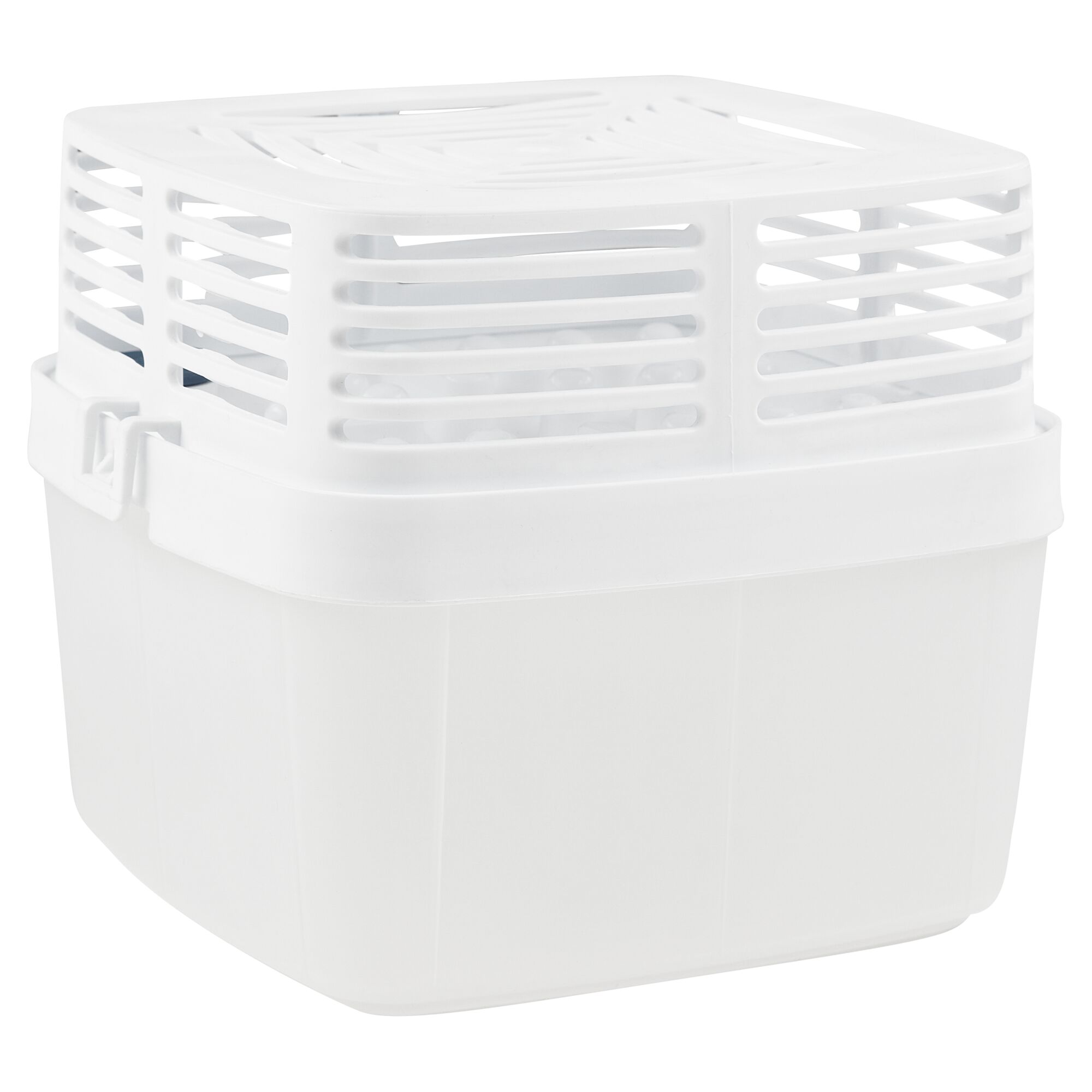 Weißer Raumentfeuchter Premium mit Granulat