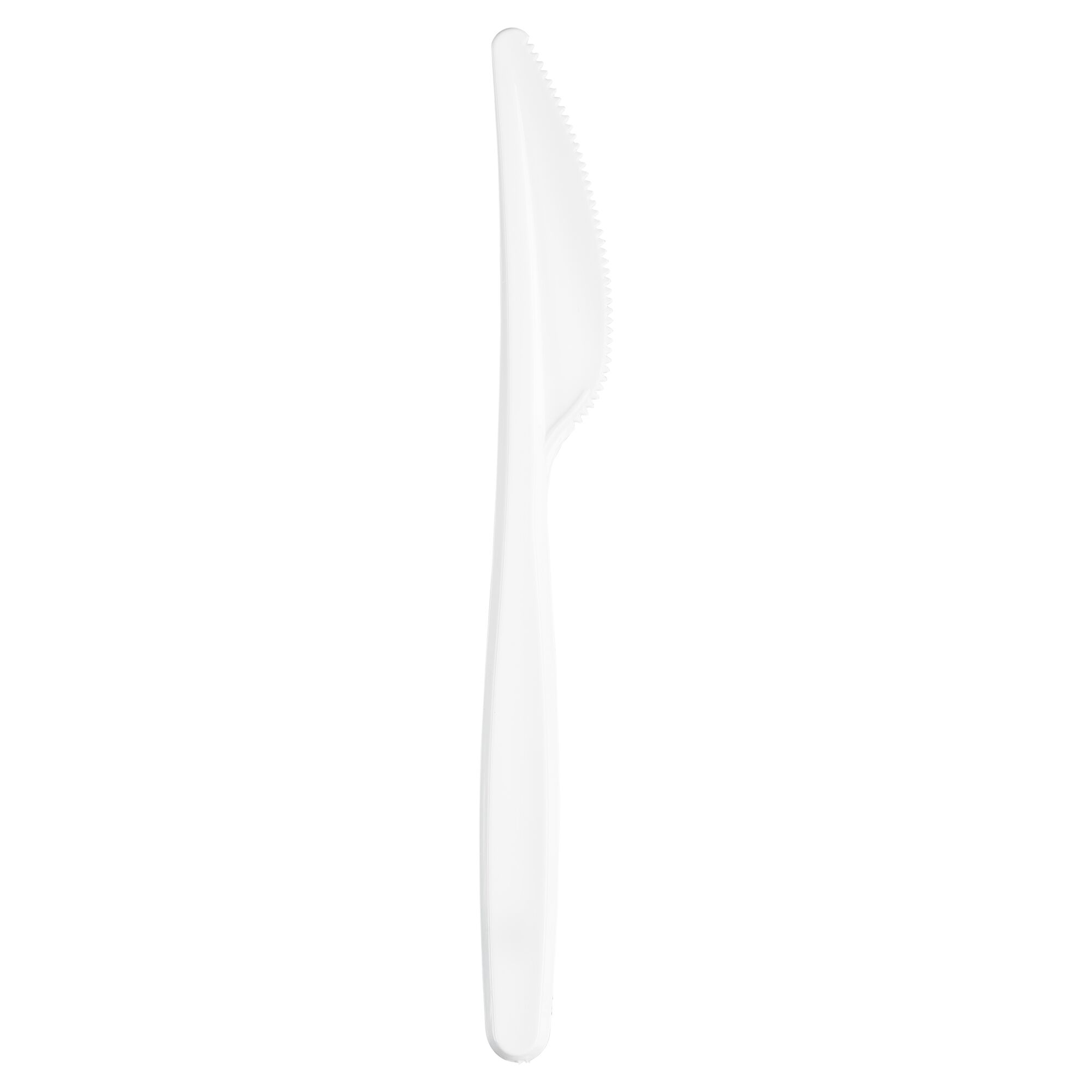 Weißes Plastikmesser