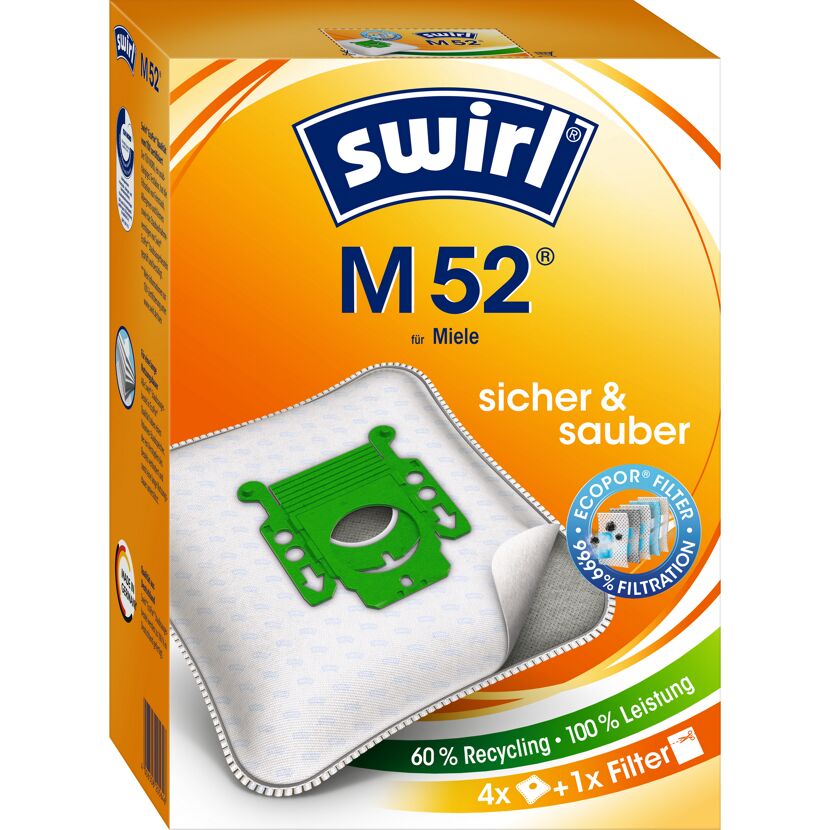 Staubsaugerbeutel M52 4 Stück