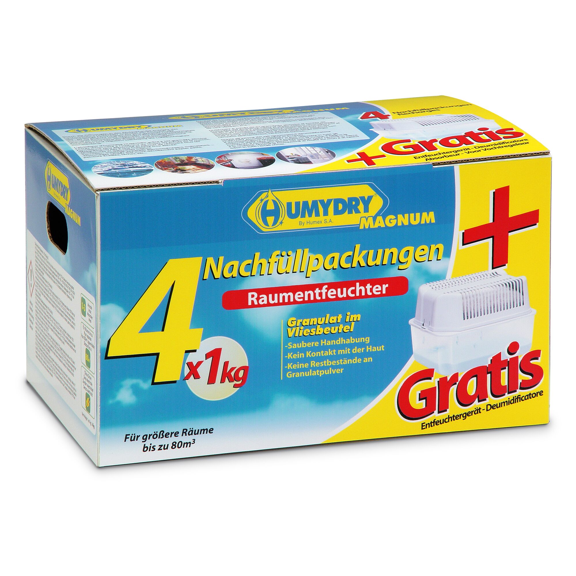 UMYDRY Nachfüllpackungen für Raumentfeuchter