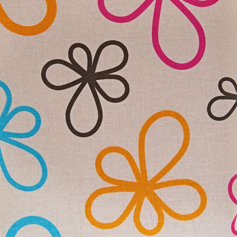 Bügelbrettbezug mit buntem Blumenmuster