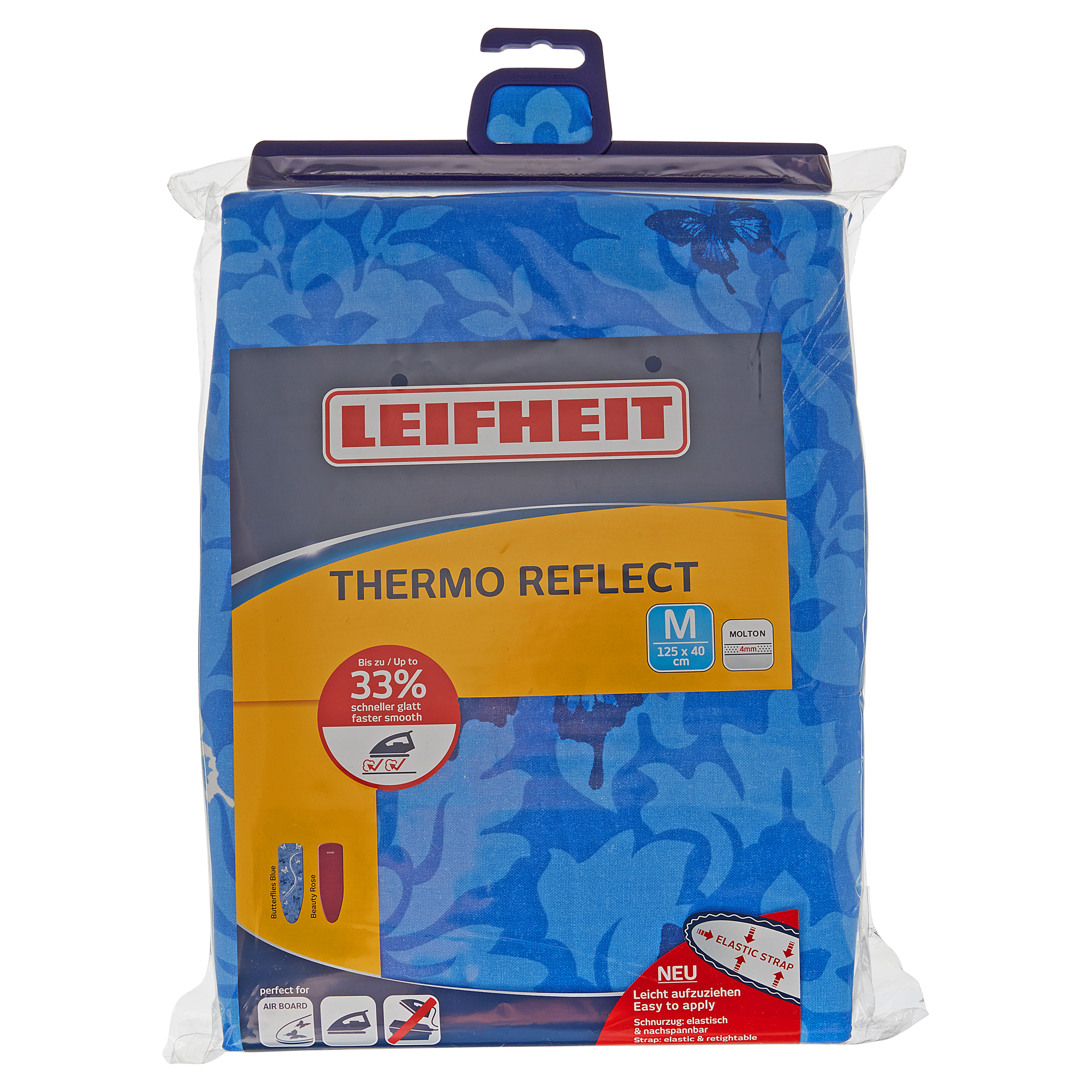 Leifheit Bügeltischbezug „Thermo Reflect“ M 125 x 40 cm