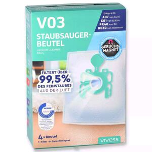 Staubsaugerbeutel 'V03' 4 Stück