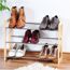 Schuhregal Kiefer beige 64-118 x 46 x 28 cm