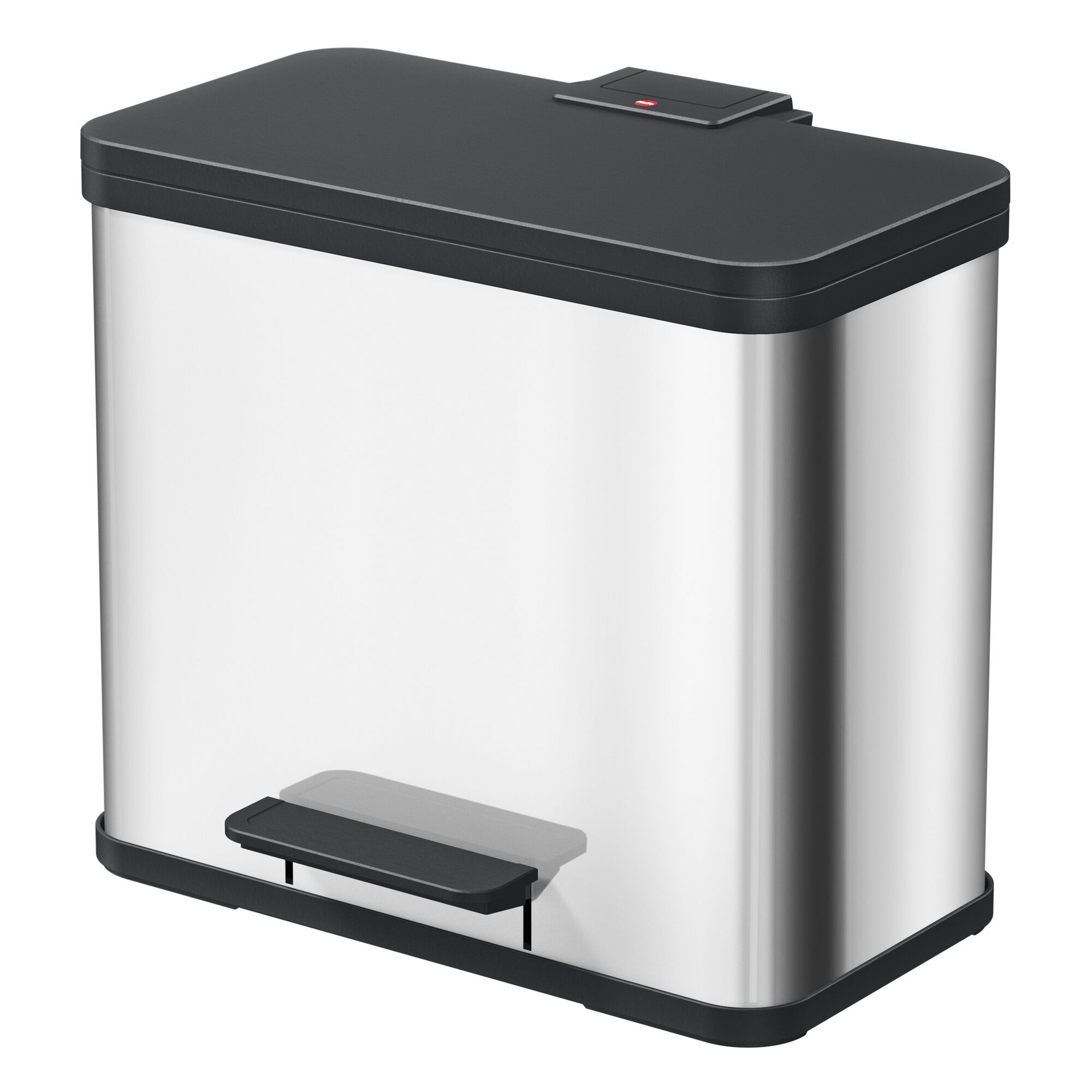 Abfallsammler Öko trio Plus L Edelstahl