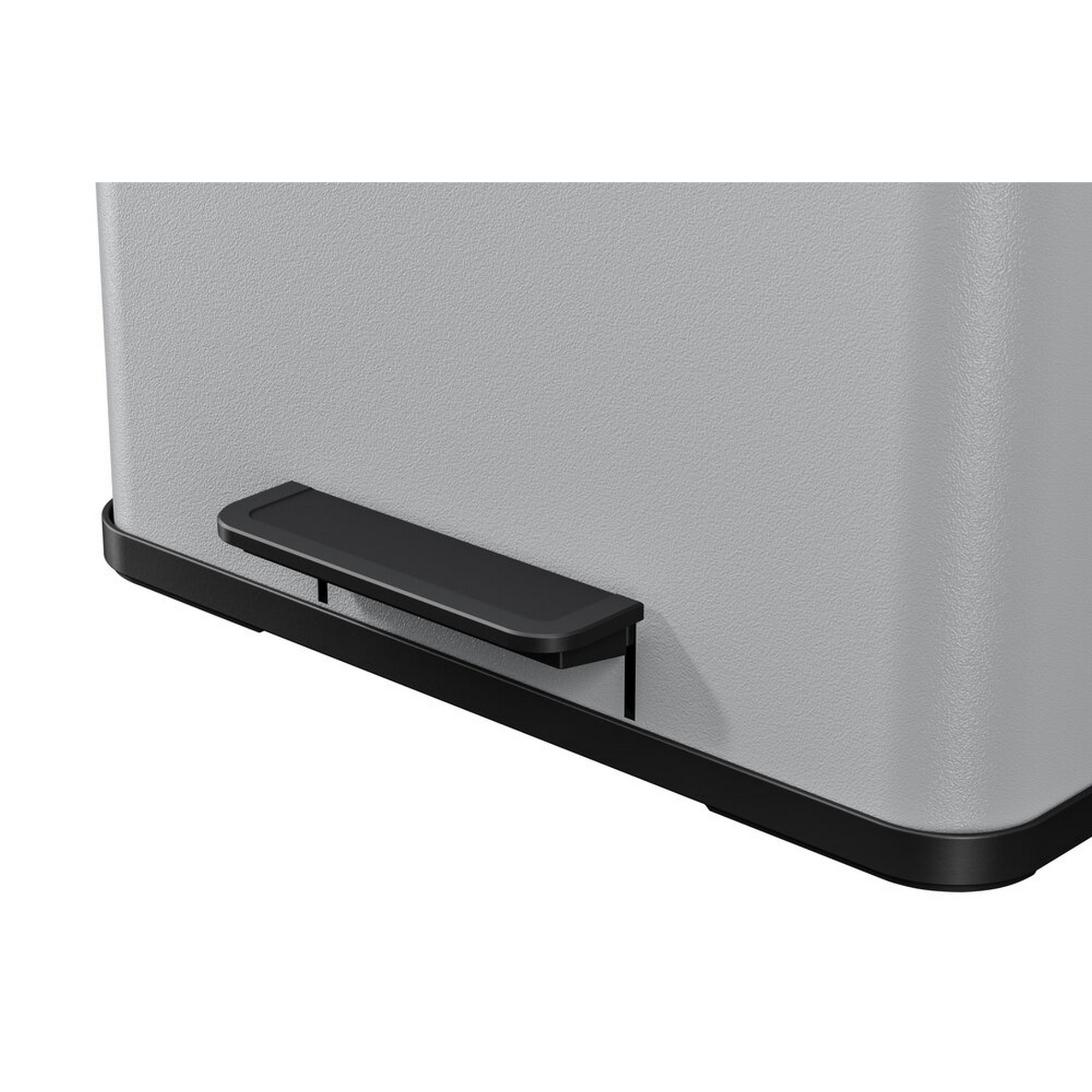 Abfalleimer 'Öko duo Plus L' 26 l hellgrau matt