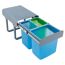 Einbau-Abfallsammler '3-Fach' Color 35,5 x 36,5 x 47 cm 1 x 16 l + 2 x 8 l