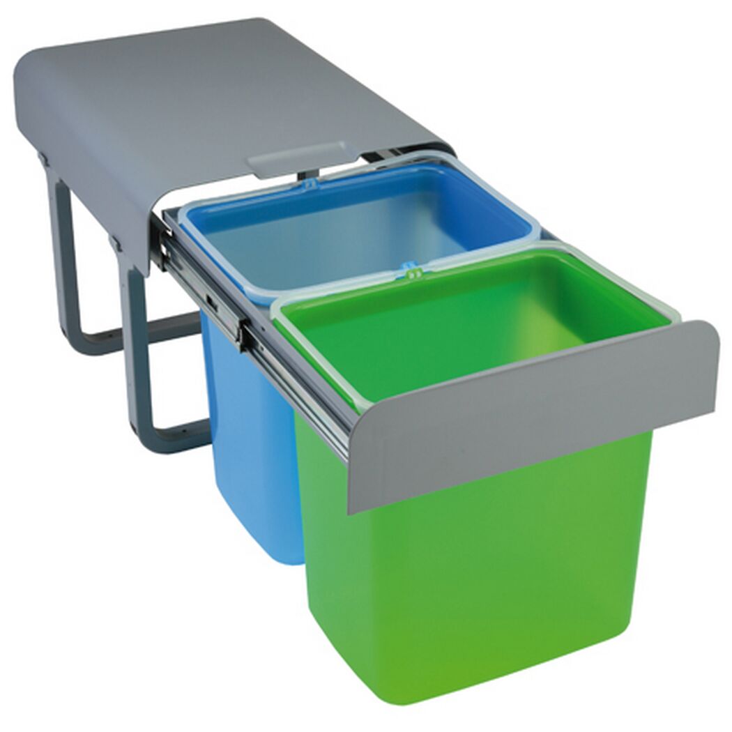 Einbau-Abfallsammler '2-Fach' Color 35,5 x 36,5 x 47 cm 2 x 16 l