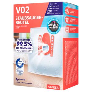 Staubsaugerbeutel 'V02' 4 Stück