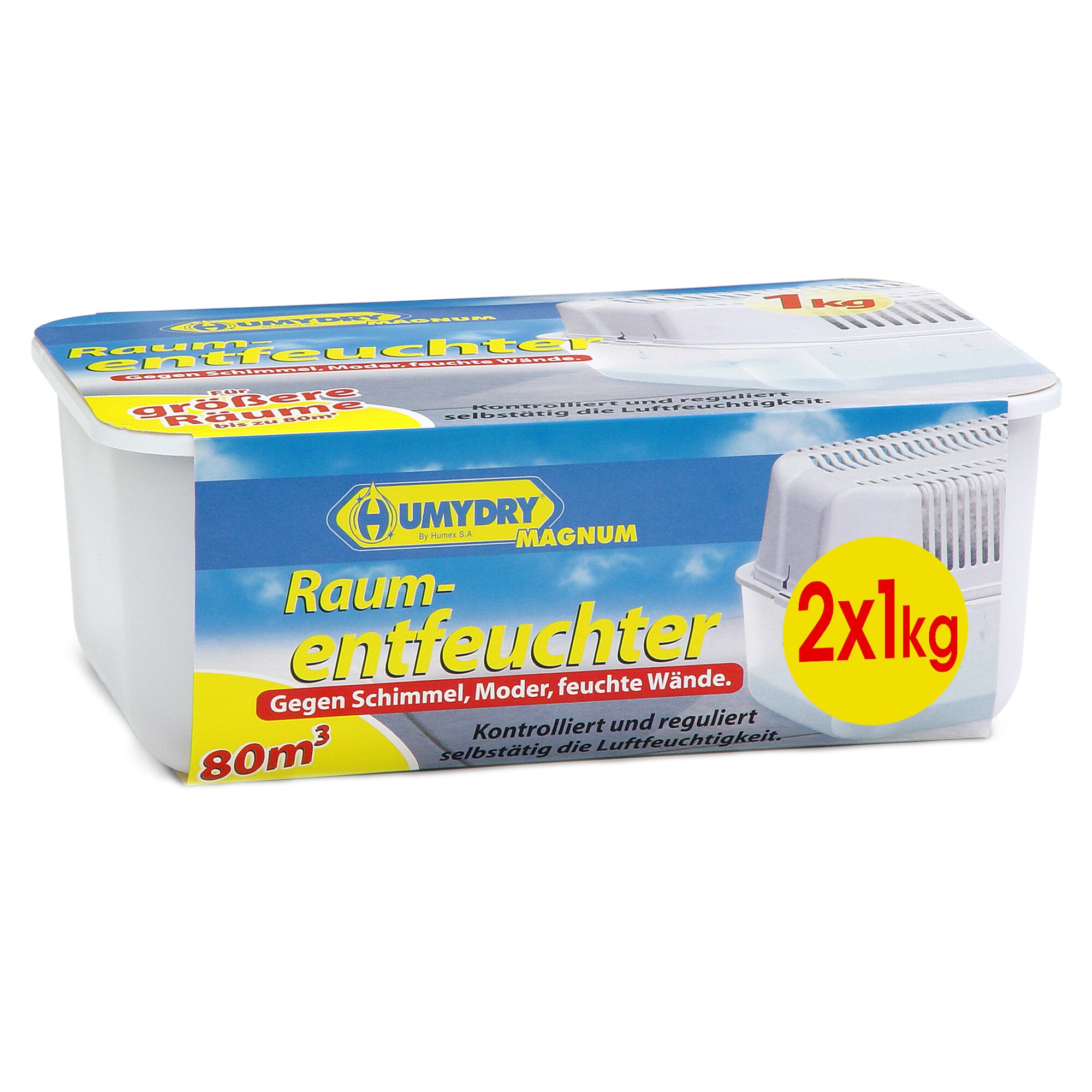 HUMYDRY Raumentfeuchter Magnum 2 x 1 kg