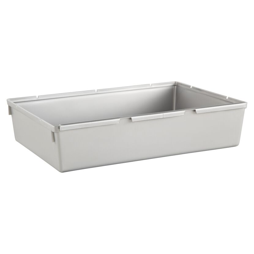 Schubladeneinsatz silbern 5 x 23 x 15 cm